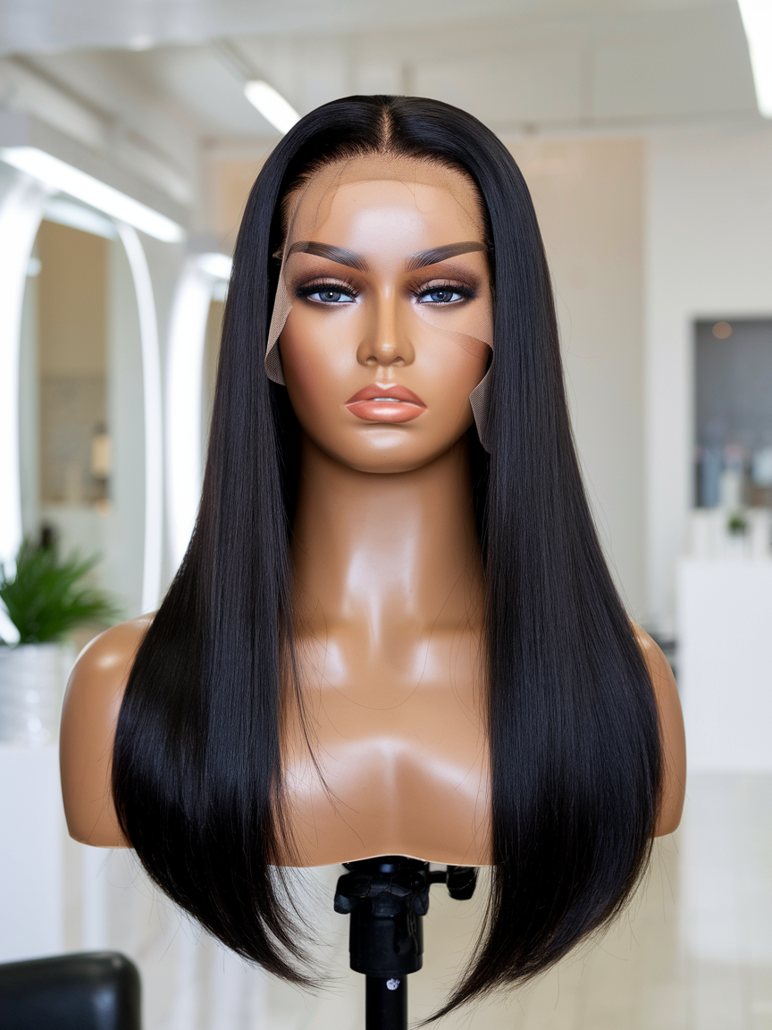 Slay Malikia | sorte glat Hår